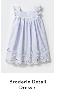 Broderie Detail Dress