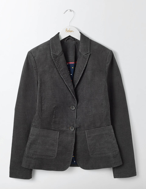Oxfordshire Cord Blazer Graphite Women Boden, Graphite Oxfordshire Cord Blazer Graphite Women Boden, Graphite