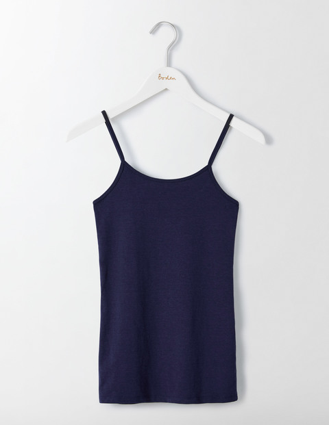 Plain Cami Navy Women Boden, Navy Plain Cami Navy Women Boden, Navy