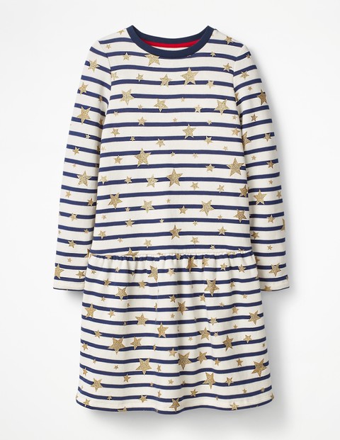 Sweatshirt Dress Navy Girls Boden, Navy