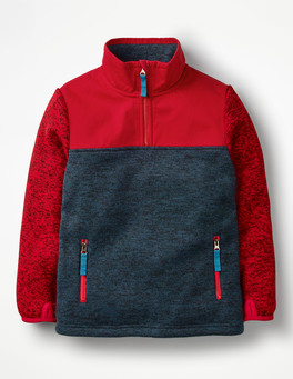 Sporty Half-zip Sweatshirt