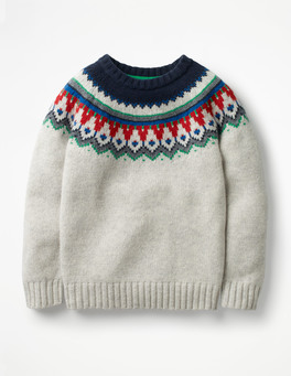 Chunky Fair Isle Crew Jumper