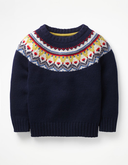 Chunky Fair Isle Crew Jumper