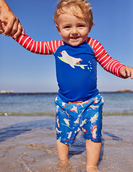 one piece with board shorts