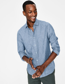 Chemise en lin et coton