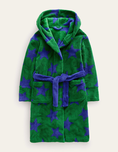 Cosy Dressing Gown Green Christmas Boden