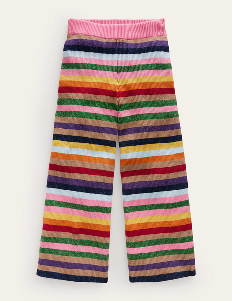 Sparkle Stripe Trousers Multi Girls Boden