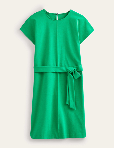 Tara Ponte T-Shirt Dress Green Women Boden