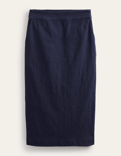 Bi-stretch Pencil Skirt Blue Women Boden