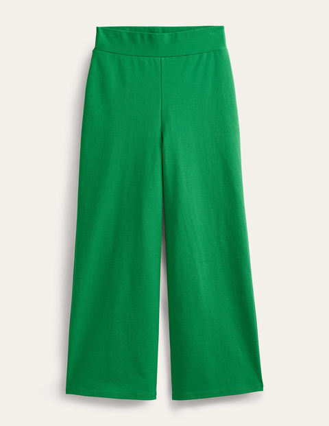 Cropped Jersey Trousers Green Women Boden