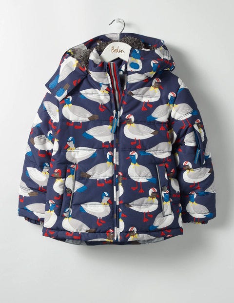 Fun Padded Jacket - Swedish Blue Ducks Fun Padded Jacket - Swedish Blue Ducks