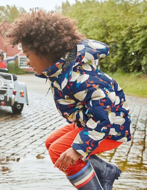 Fun Padded Jacket - Swedish Blue Ducks Fun Padded Jacket - Swedish Blue Ducks
