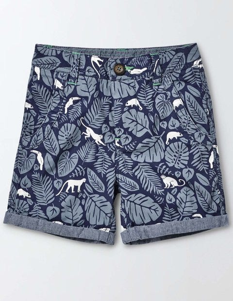 Roll Up Shorts - Beacon Monkey Palm Roll Up Shorts - Beacon Monkey Palm
