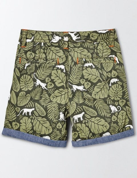 Roll Up Shorts - Terrain Monkey Print Roll Up Shorts - Terrain Monkey Print