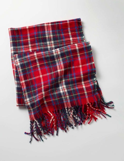Woven Scarf - Red Check Woven Scarf - Red Check