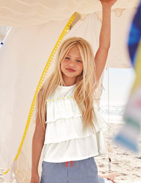 Pretty Ruffle Top - Ivory Pretty Ruffle Top - Ivory