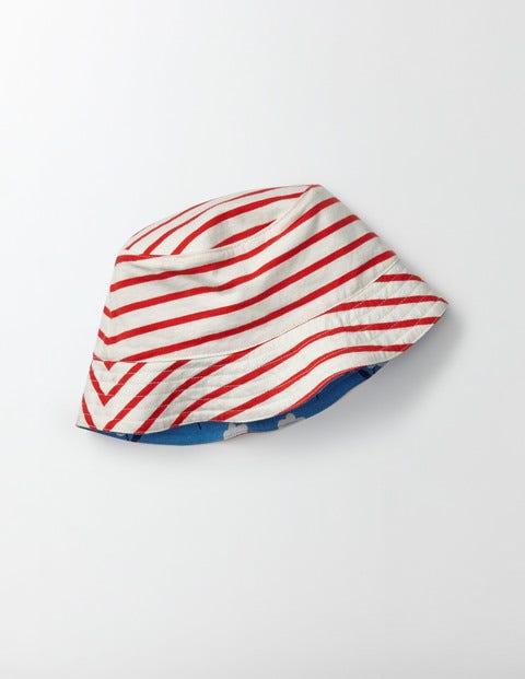 Jersey Reversible Hat - Bright Bluebell Flower Stamp Jersey Reversible Hat - Bright Bluebell Flower Stamp