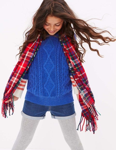 Woven Scarf - Red Check Woven Scarf - Red Check