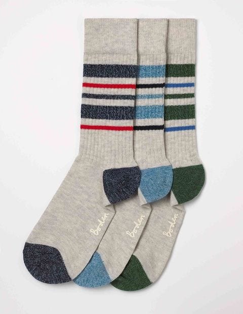 Off-Duty Socks - Stripe Twist Pack Off-Duty Socks - Stripe Twist Pack