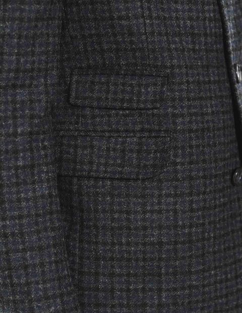 British Tweed Overcoat - Charcoal Houndstooth British Tweed Overcoat - Charcoal Houndstooth