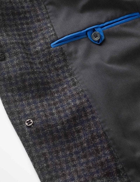 British Tweed Overcoat - Charcoal Houndstooth British Tweed Overcoat - Charcoal Houndstooth