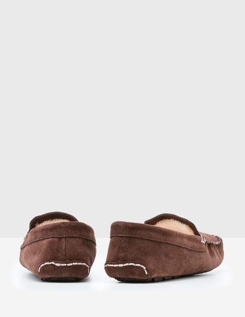 Moccasin Slippers - Brown Moccasin Slippers - Brown