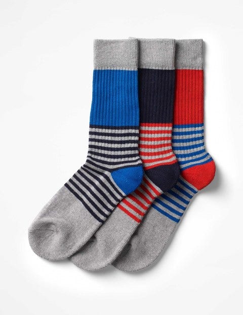 Chunky Weekend Socks - Chunky Colourblock Pack Chunky Weekend Socks - Chunky Colourblock Pack