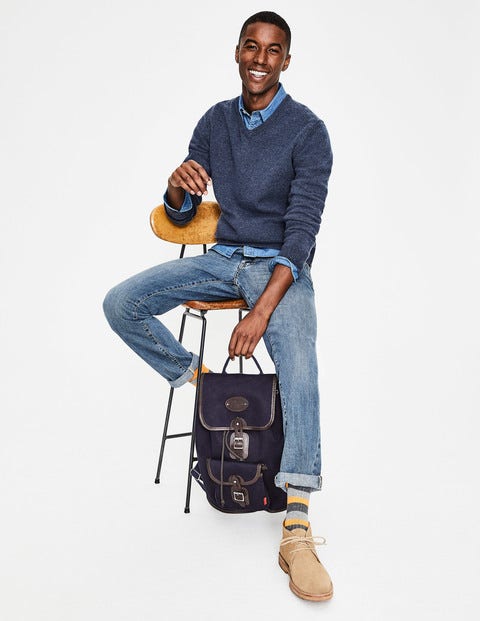 Chapman Border Rucksack - Navy Chapman Border Rucksack - Navy