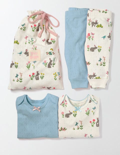 Cosy Pointelle Pack - Multi Bunnies Cosy Pointelle Pack - Multi Bunnies