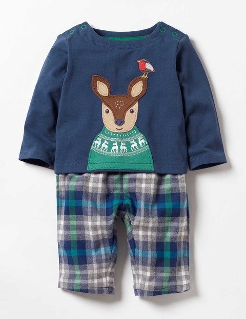Festive Animals Play Set - Beacon Blue Deer Festive Animals Play Set - Beacon Blue Deer