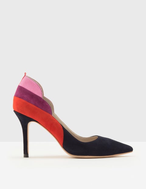 Carrie High Heel Courts - Multi Navy Carrie High Heel Courts - Multi Navy