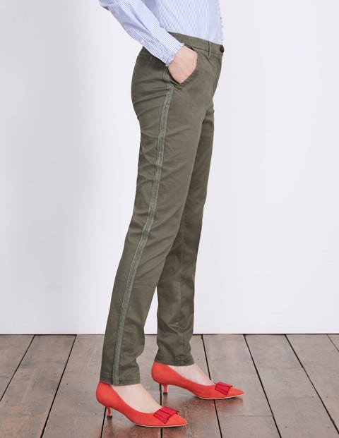Burford Beaded Chino - Fell Green Burford Beaded Chino - Fell Green