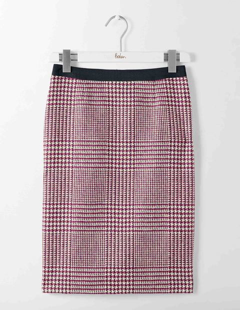 British Tweed Pencil Skirt - Fallen Fruit Prince of Wales British Tweed Pencil Skirt - Fallen Fruit Prince of Wales
