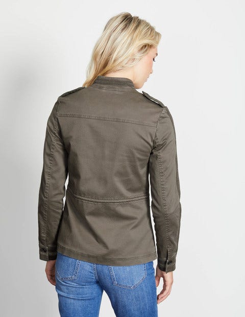 Beaded Military Jacket - Fell Green Beaded Military Jacket - Fell Green