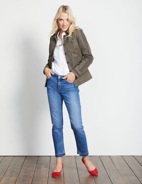 Beaded Military Jacket - Fell Green Beaded Military Jacket - Fell Green