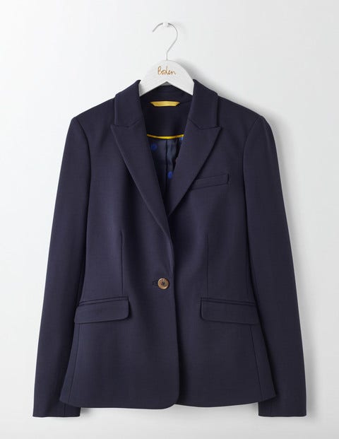 Nell Ponte Blazer - Navy Nell Ponte Blazer - Navy