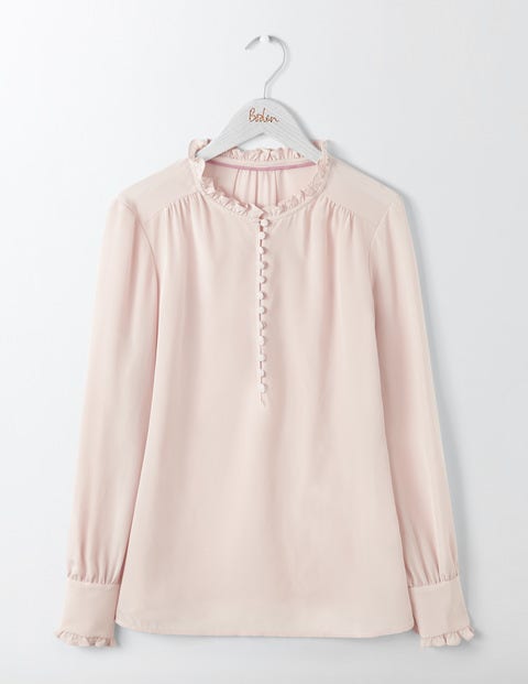 Ella Silk Blouse - Chalky Rose Ella Silk Blouse - Chalky Rose
