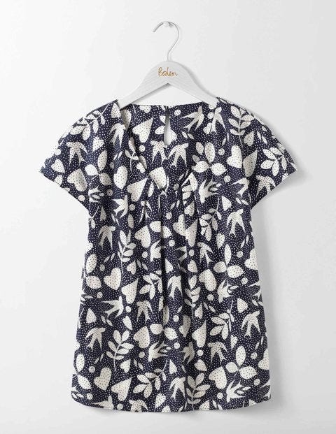 V Neck Ravello - Navy Starlight Swallow V Neck Ravello - Navy Starlight Swallow