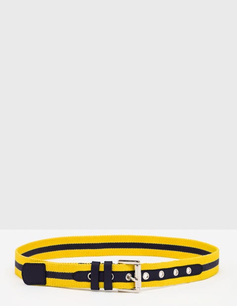 Webbing Belt - Mimosa Yellow/Navy Webbing Belt - Mimosa Yellow/Navy