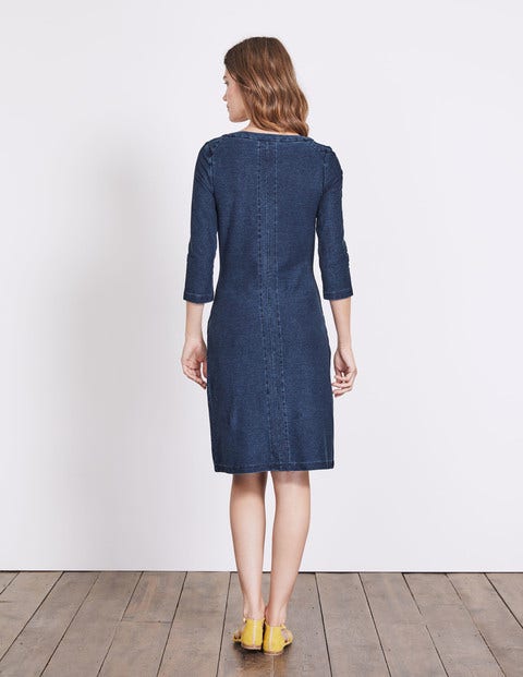 Hannah Jersey Dress - Dark Denim (Rinse) Hannah Jersey Dress - Dark Denim (Rinse)