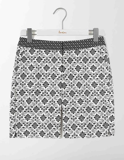 Richmond Shorts - Ivory Collage Print Richmond Shorts - Ivory Collage Print
