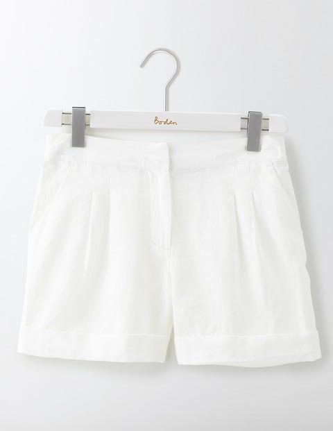 Short Lottie En Lin - Blanc Short Lottie En Lin - Blanc