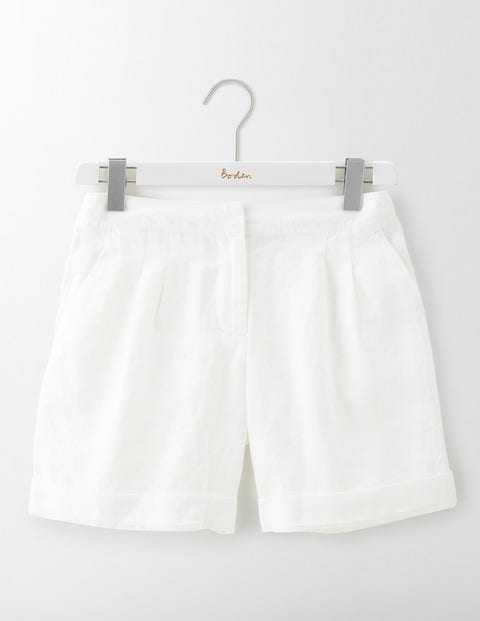 Short Lottie En Lin - Blanc Short Lottie En Lin - Blanc