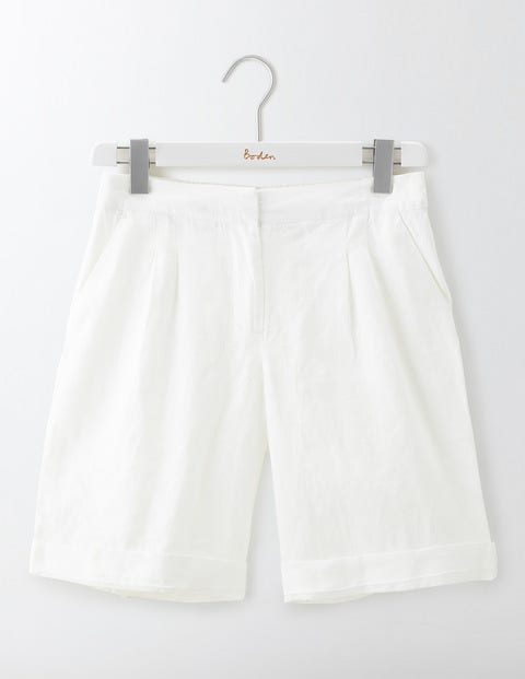 Short Lottie En Lin - Blanc Short Lottie En Lin - Blanc
