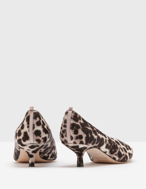 High Cut Heels - Snow Leopard High Cut Heels - Snow Leopard