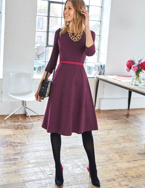 Irene Ponte Dress - Black Forest Irene Ponte Dress - Black Forest