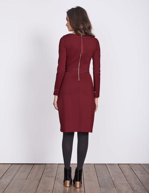 Gisele Ponte Dress - Wine Gisele Ponte Dress - Wine