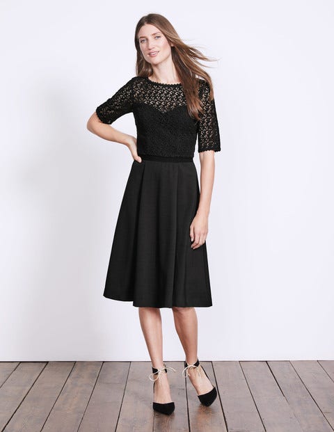 Lisa Ponte Dress - Black Lisa Ponte Dress - Black