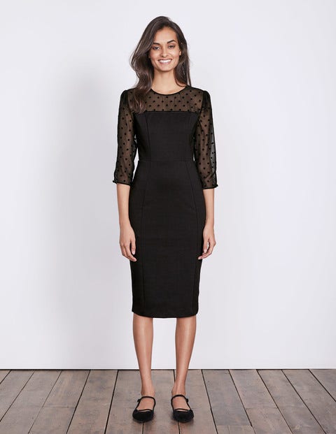 Isabella Ponte Dress - Black Isabella Ponte Dress - Black