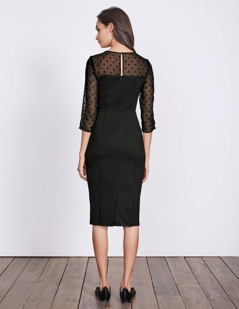 Isabella Ponte Dress - Black Isabella Ponte Dress - Black
